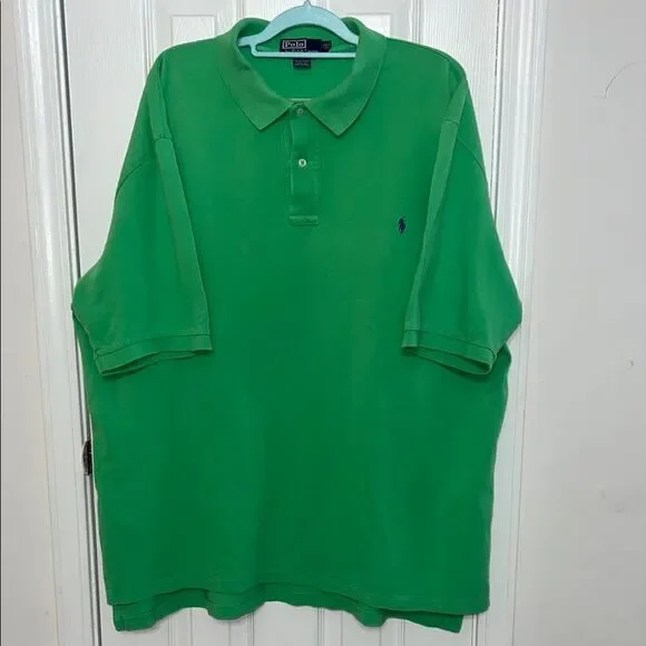 Polo by Ralph Lauren Men's Green Polo Shirt - Picture 1 of 6